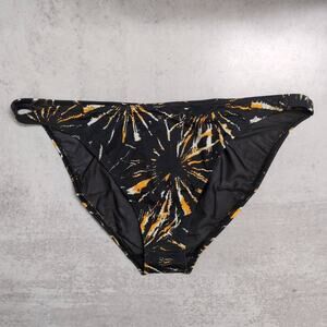 NWT Demi Moore x Andie Black Fireworks Abstract Bikini Tropez Bottom Swimwear XL